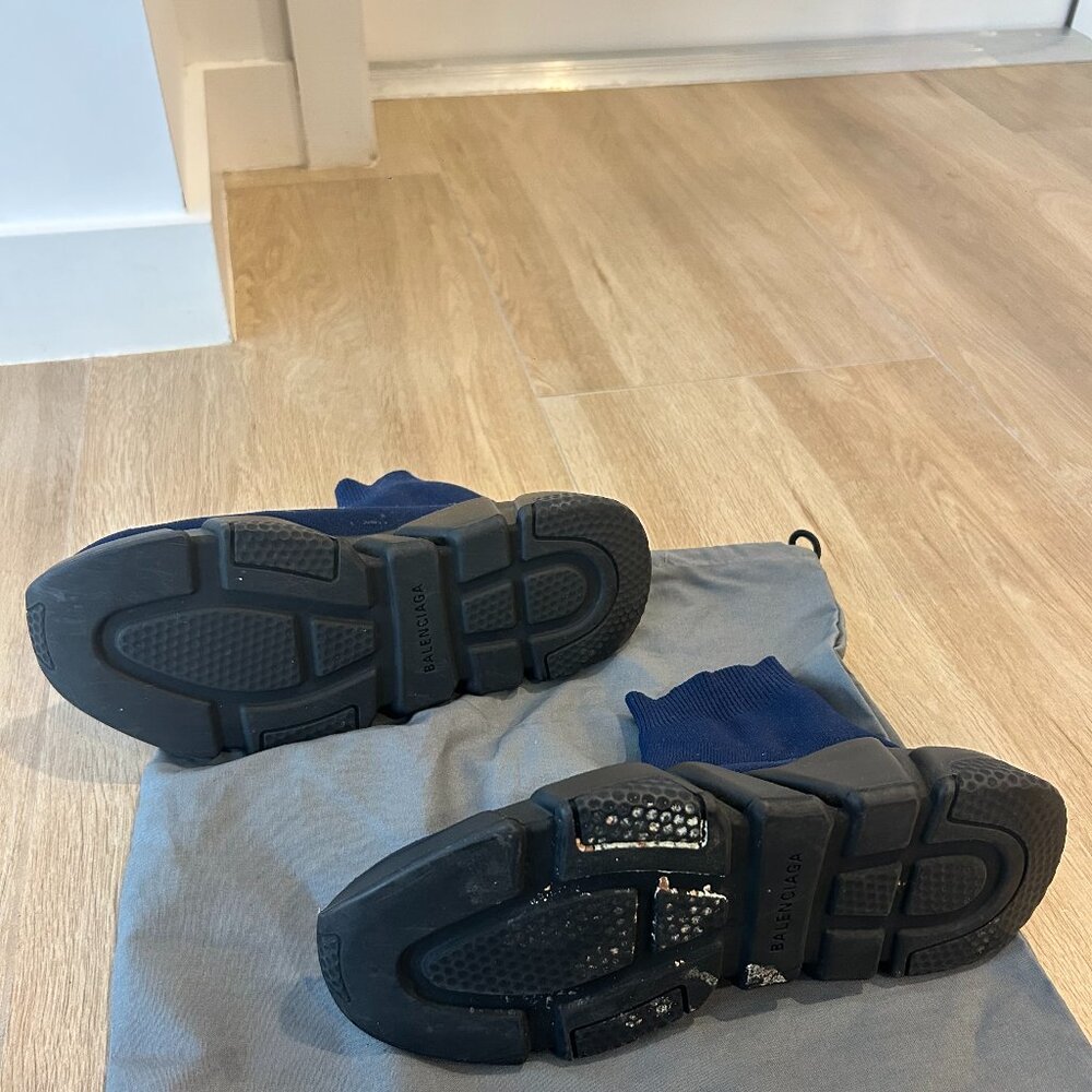Balenciaga Speed 2.0 Sock Knit Fabric High Top Sneakers - Picture 7 of 7